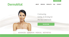 Desktop Screenshot of dermavital.ca