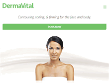 Tablet Screenshot of dermavital.ca